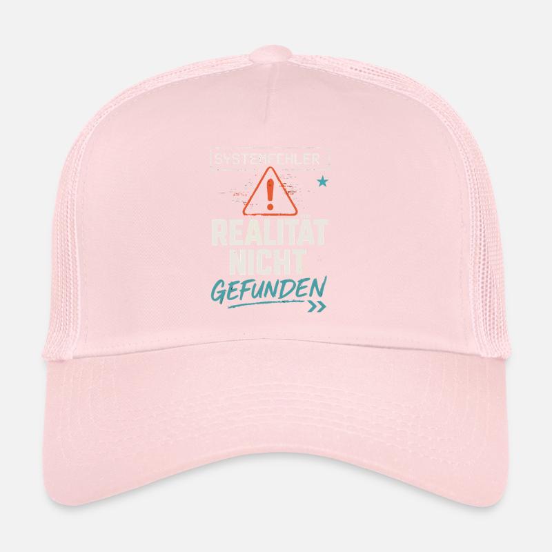 Erreur système - Réalité introuvable - Bureau disant Casquette trucker 