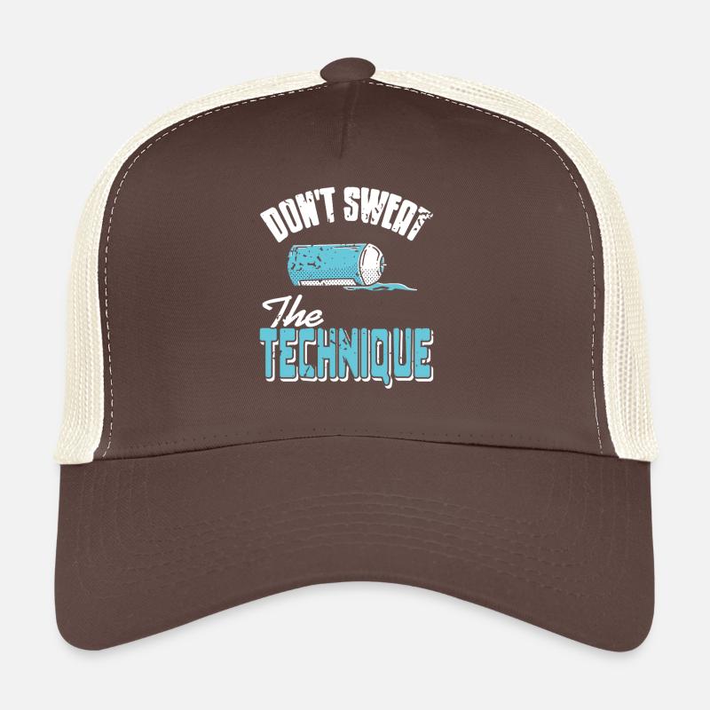 Don’t Sweat the Technique Urban Humor Style Trucker Cap