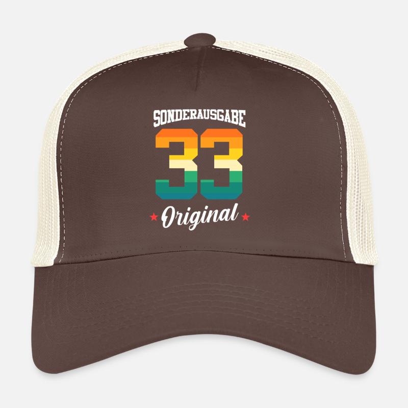 33 Birthday Trucker Cap