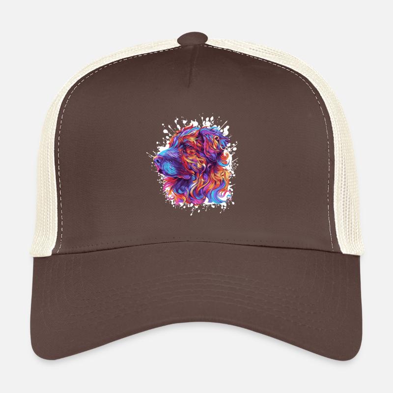 Farbenrausch Hundenkopf Trucker Cap