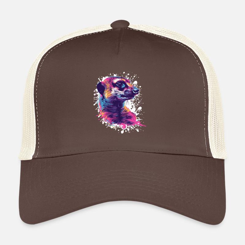 Suricate coloré Casquette trucker 