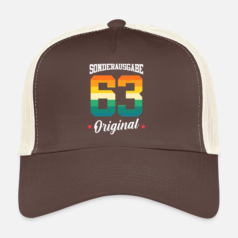 63 Birthday Trucker Cap