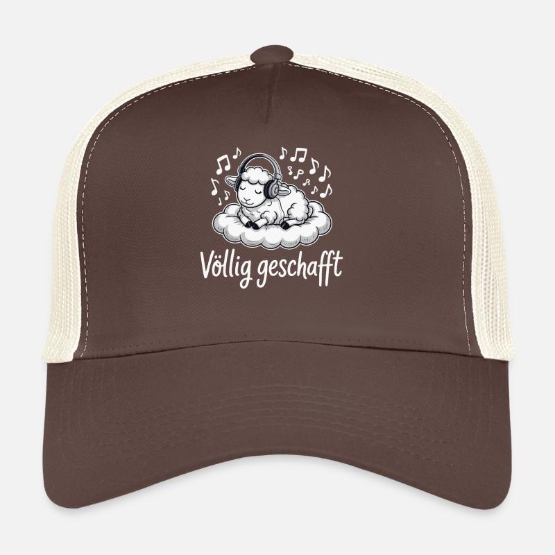Completely done sheep design Trucker Cap