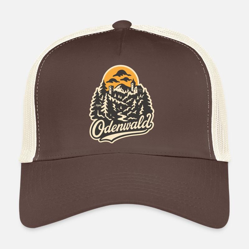 Odenwald Mystische Mittelgebirge - Trucker Cap - Braun/Beige