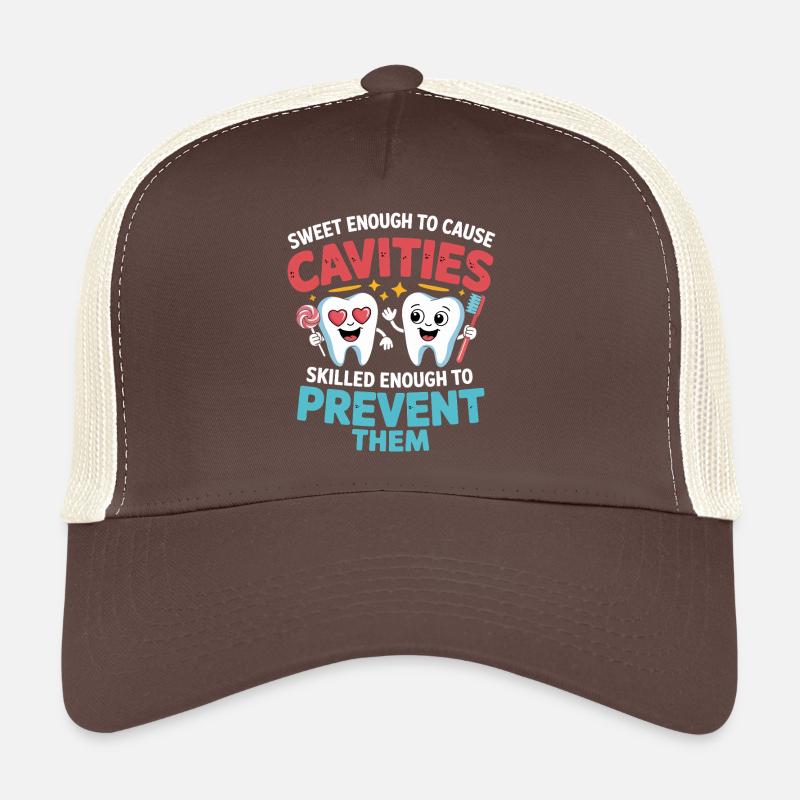 Protéger les dents de Tooth Cari Heroes Casquette trucker 