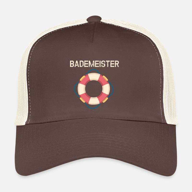 Nautic Design Bouée de sauvetage Retro Casquette trucker 