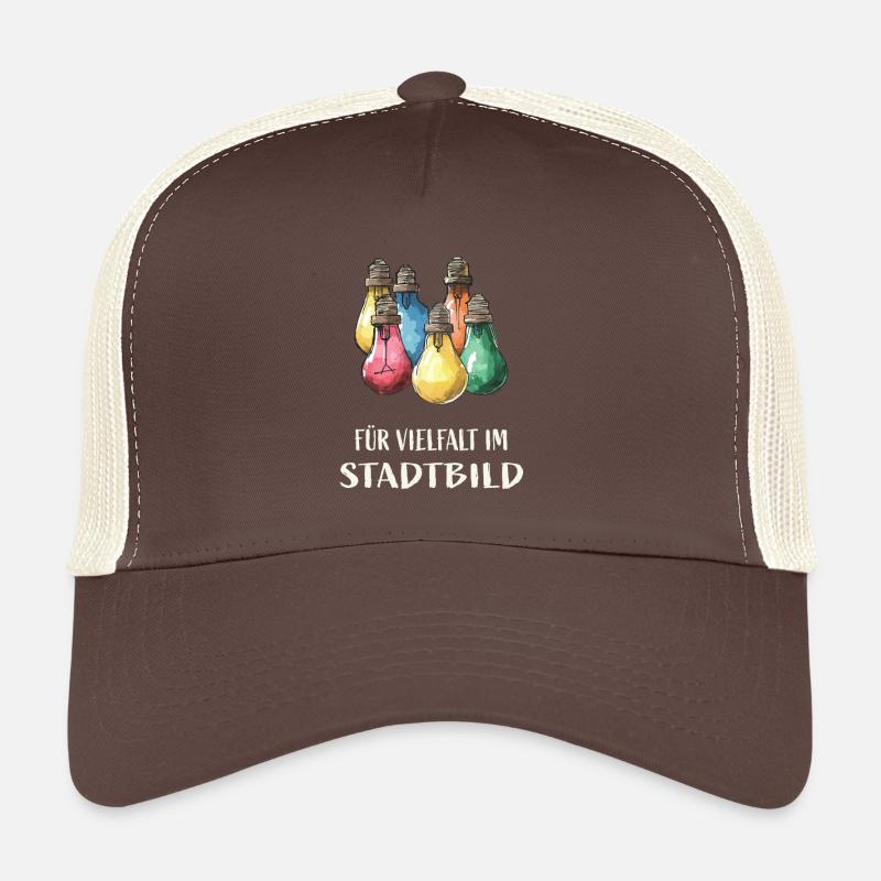 For diversity in the cityscape Trucker Cap