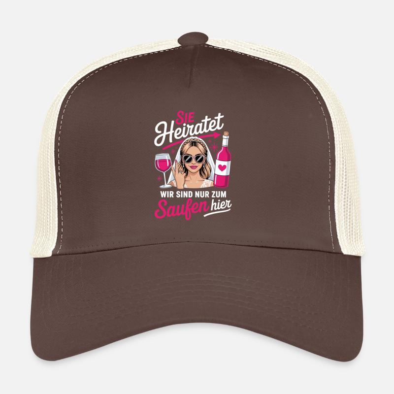Brides drinking team JGA Junggesellinnenabschied Trucker Cap