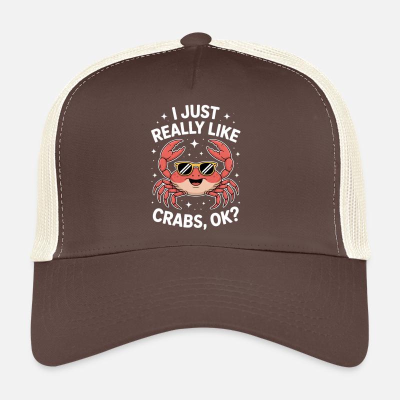 Krabben Spruch Krabbe Lustiges Krabben Geschenk Trucker Cap