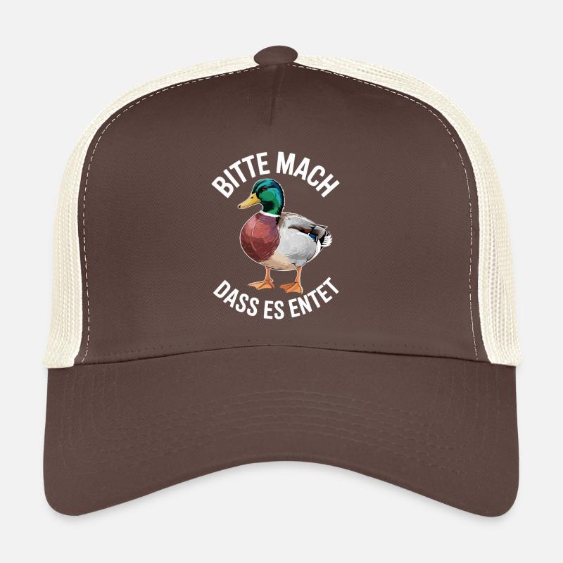 Ente Bitte Mach Dass Es Entet Spruch Lustige Enten Trucker Cap