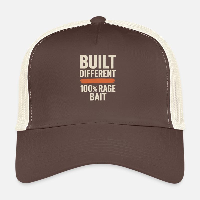 Construit différents appâts 100 % rage, mème drôle Casquette trucker 