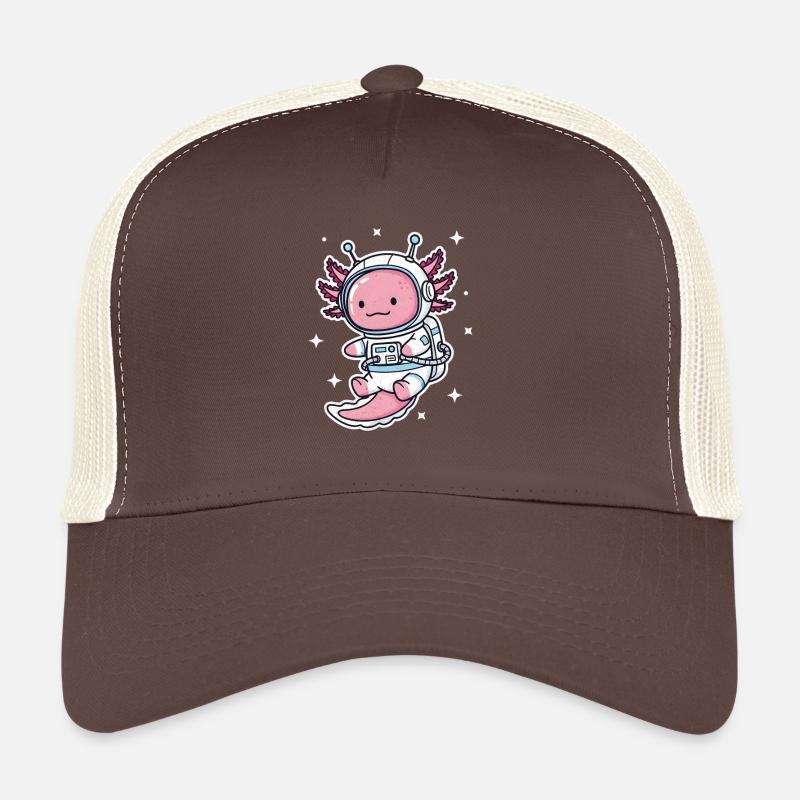 Astronaute axolotl Casquette trucker 