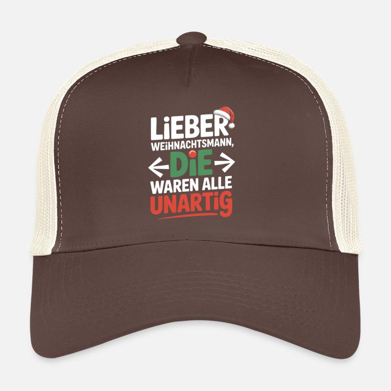 Cher Père Noël, vilain tous Casquette trucker 