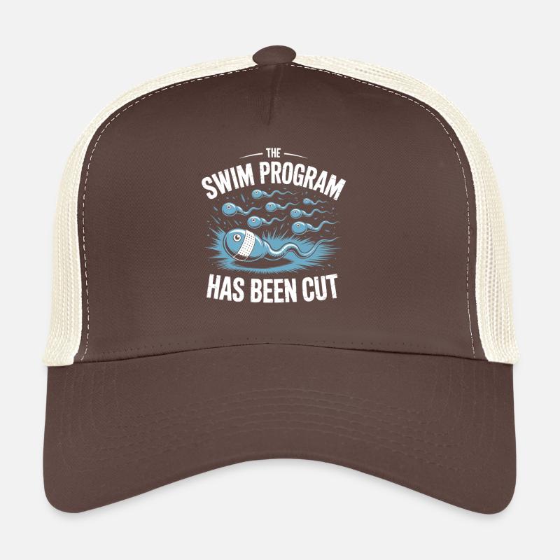 Le programme de natation est terminé Casquette trucker 