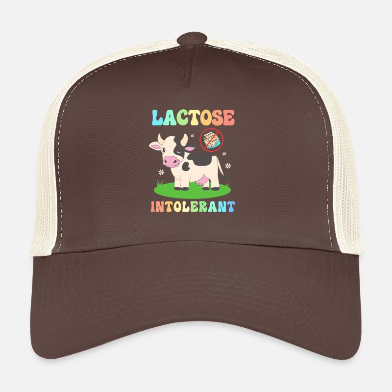 Flatulence, allergie au lait, intolérance au lactose Casquette trucker 
