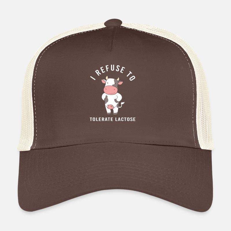 Allergie au lait Intolérance au lactose Flatulence Casquette trucker 