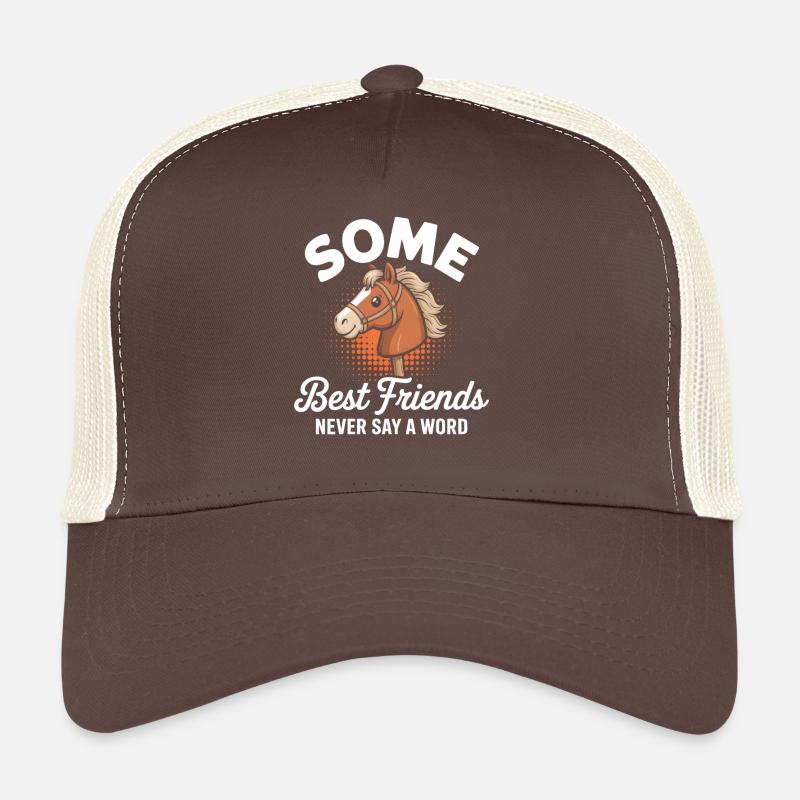 Cavalier de loisir Cheval de bataille Casquette trucker 