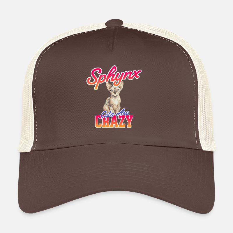 Sphynx Chat Drôle Casquette trucker 
