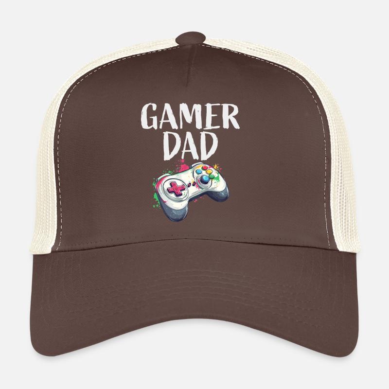 Projecteur de manette Gamer Dad Casquette trucker 