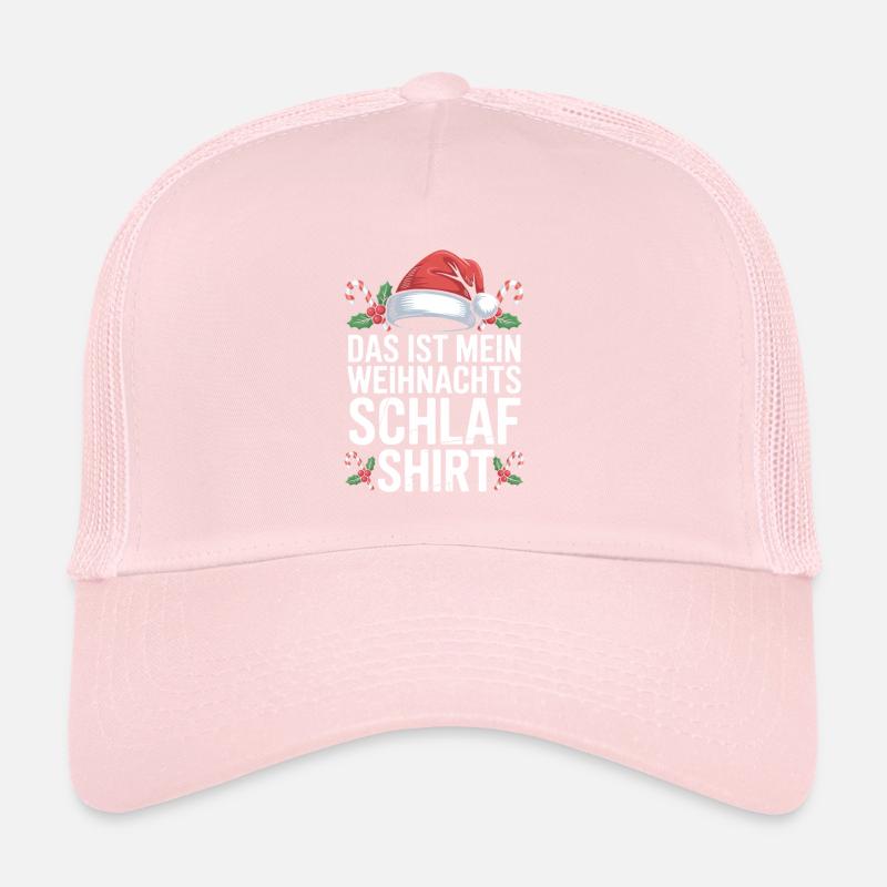 Christmas Sleep Shirt Saying Trucker Cap