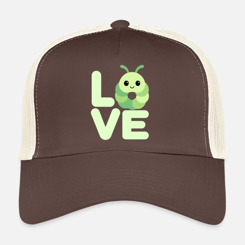 Papillon Chenille Amour Casquette trucker 