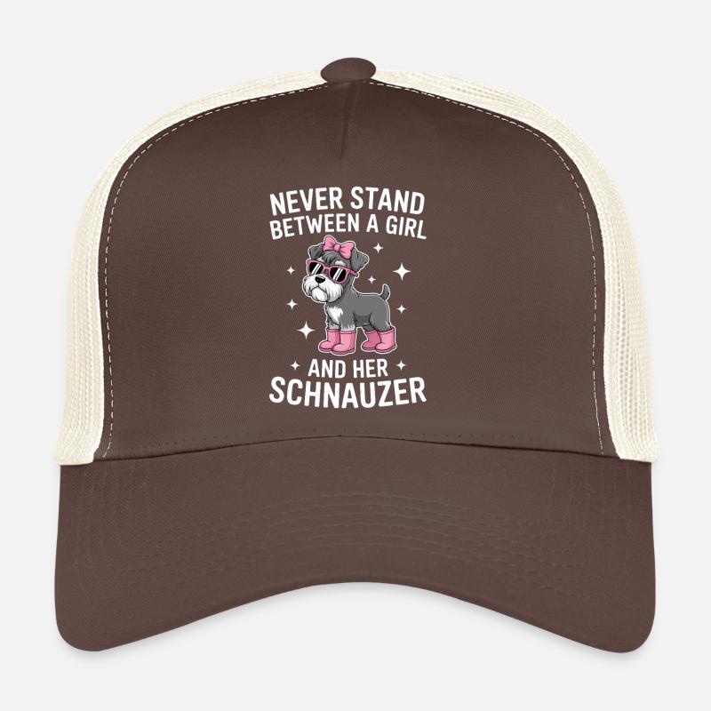 Schnauzer Sprüche Lustige Schnauzer Geschenk Trucker Cap