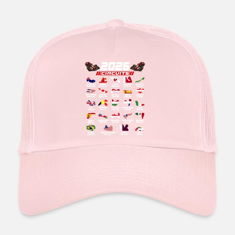 Formula 2026 Circuits for True Formula Fans Trucker Cap