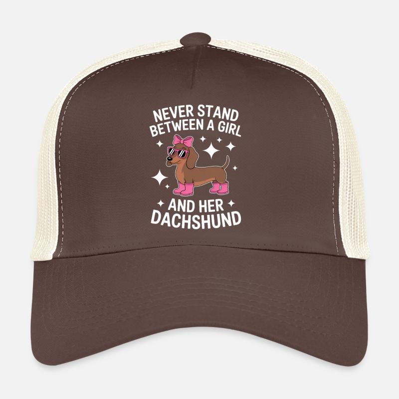 Dackel Sprüche Mädchen Lustiges Dackel Geschenk Trucker Cap