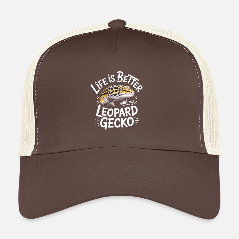 La vie du gecko léopard est meilleure Casquette trucker 