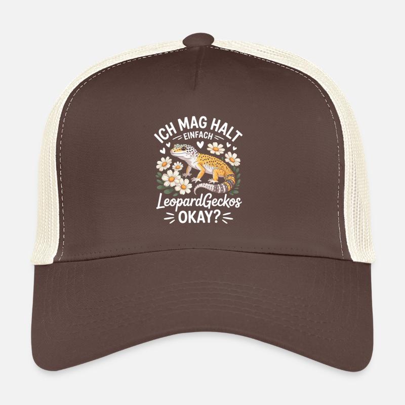 Les LeopardGeckos aiment juste correctement Casquette trucker 