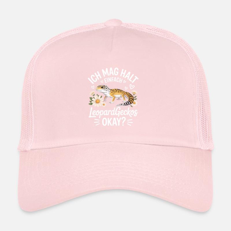 Diction du cœur de gecko léopard Casquette trucker 