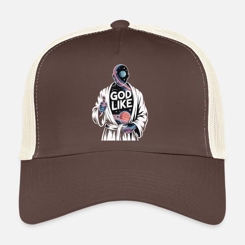 Conception galactique semblable à celle de Dieu Casquette trucker 
