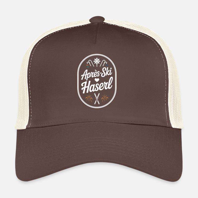 Après-ski bunny hut fun Skier ski bunny Trucker Cap