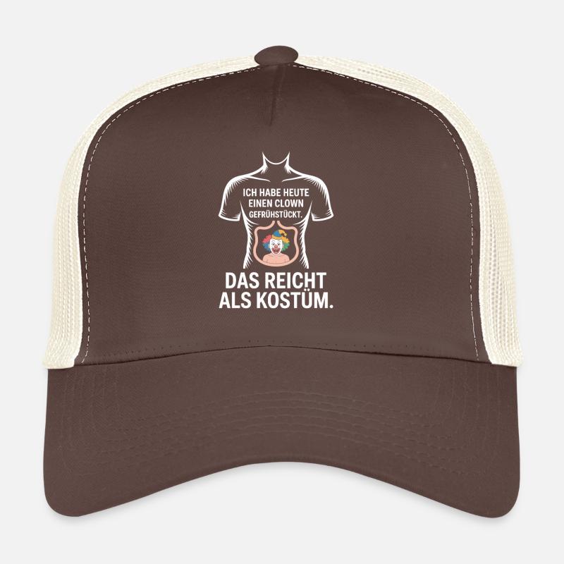 Remplacement du costume de clown du Petit-déjeuner de Clown Carnival Casquette trucker 