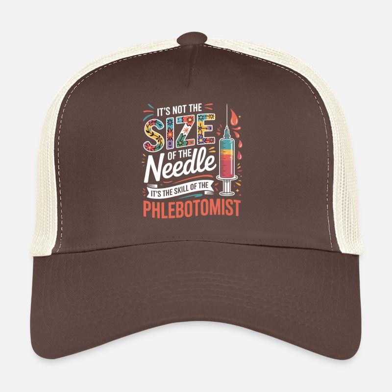 Größe zählt nicht: Phlebotomist Kunst Trucker Cap