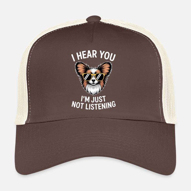 Papillon Dictons Chiens Drôle Papillon Cadeau Casquette trucker 
