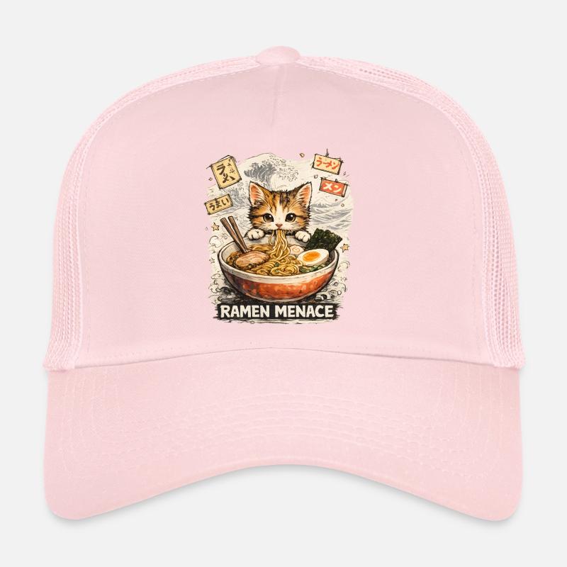 Ramen Chat Casquette trucker 
