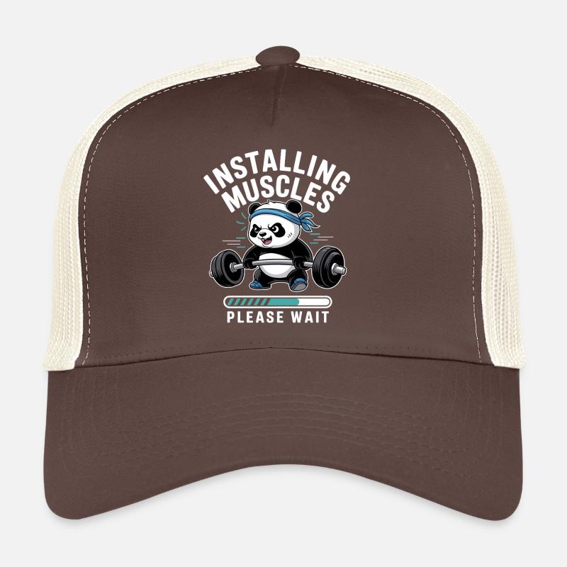 Renforcement de la force du panda – Veuillez patienter Casquette trucker 