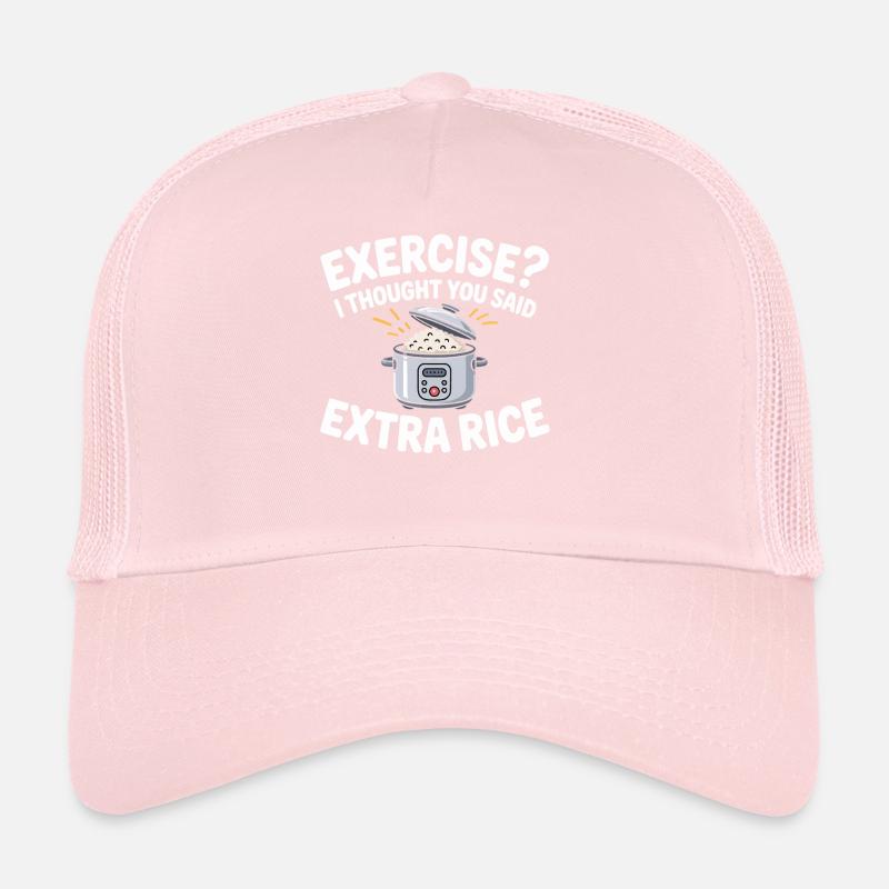 Blague sur le riz : Riz en extra Casquette trucker 