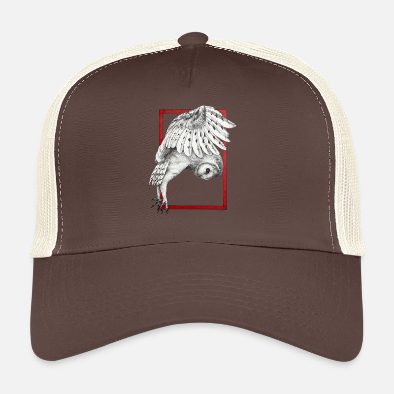 Eule mit Rahmen Trucker Cap