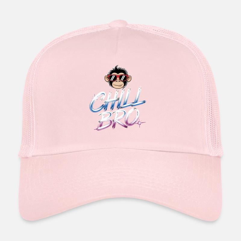 Chill Bro Monkey Trucker Cap