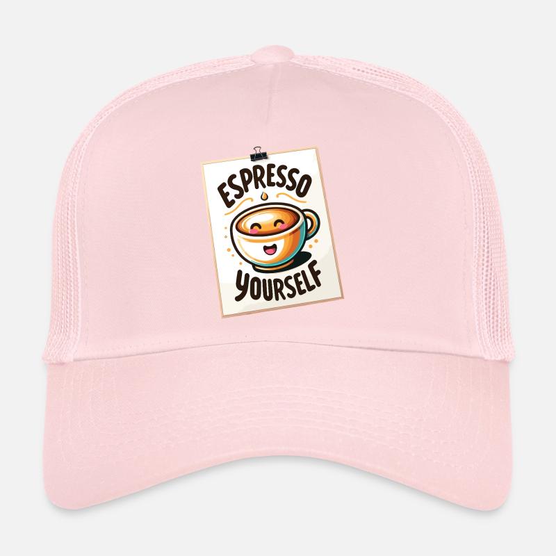 Espresso Yourself Coffee Design Casquette trucker 