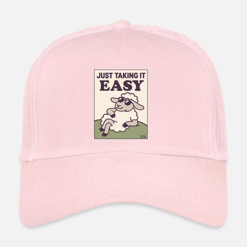 Entspanntes Schaf Einfach Gemütlich Trucker Cap