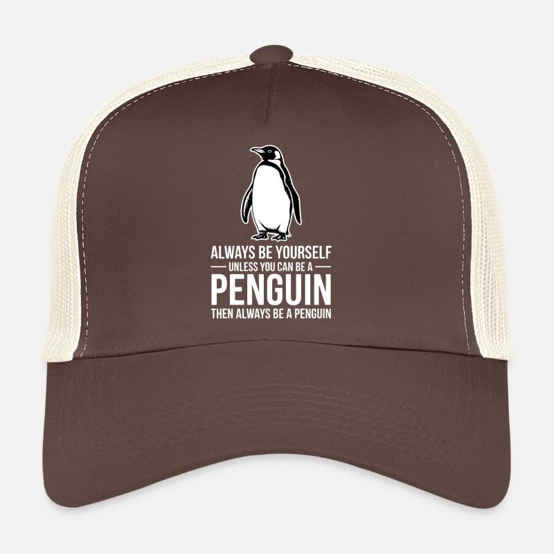 Pinguine Sprüche Lustiges Pinguine Geschenk Trucker Cap