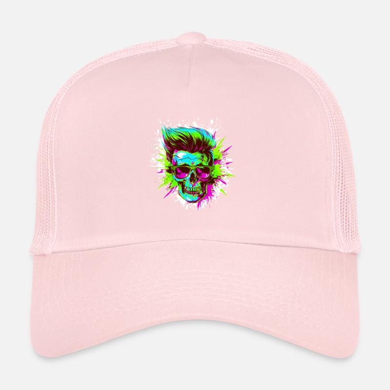 Techno Skull Party Casquette trucker 