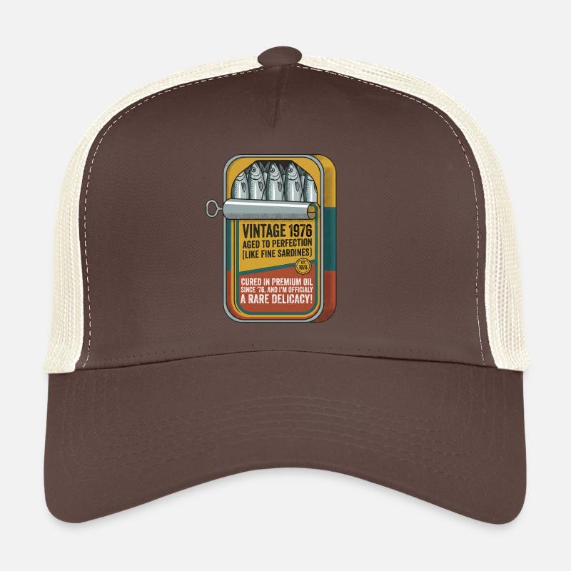 Sardines vintage 1976 Rétro Casquette trucker 
