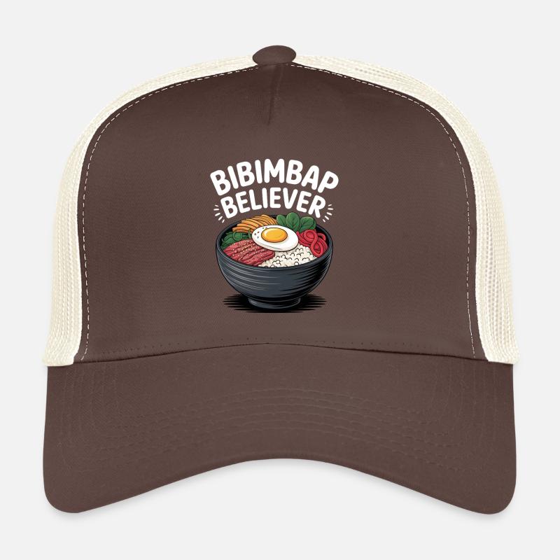 Bibimbap Fan | Corée, bol de riz, gourmet Casquette trucker 