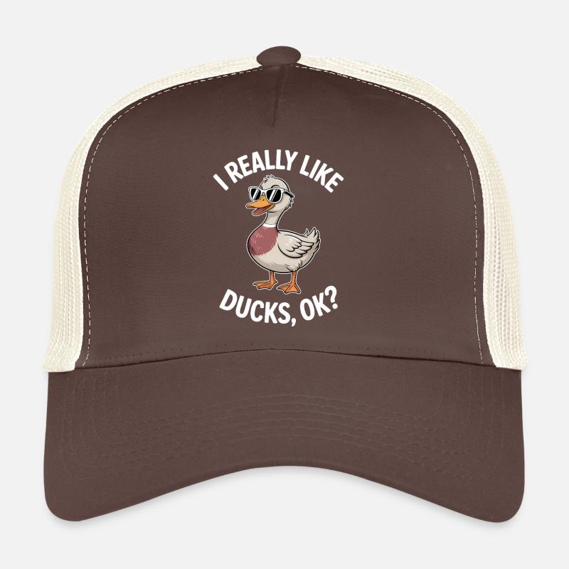 Duck Sayings Duck Funny Duck Gift Trucker Cap