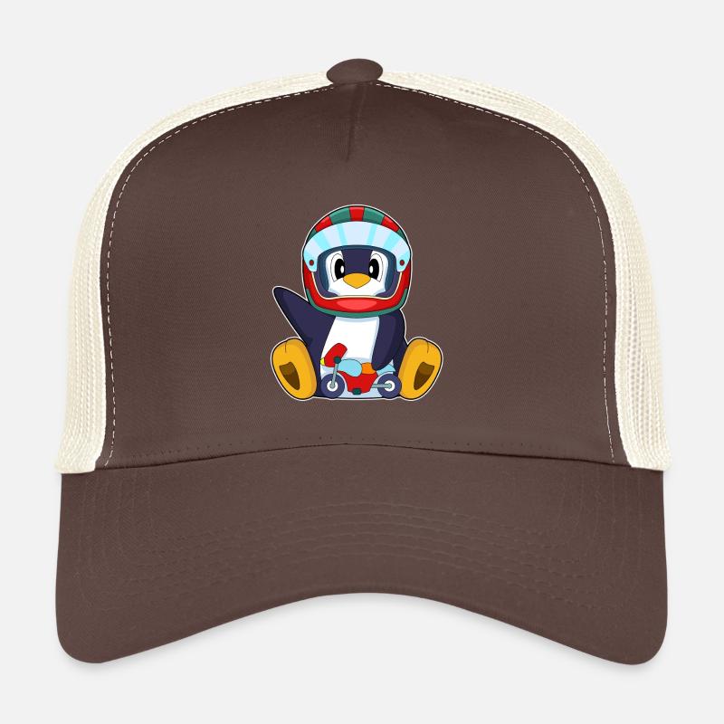 Penguin Motorcycle Casquette trucker 