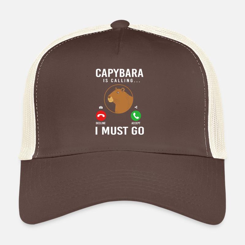 Capybara Capibara - Trucker Cap - Braun/Beige